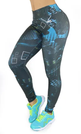 3051 Maripily Women Activewear Print Legging