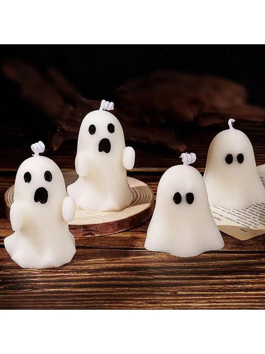 7 Styles Halloween Ghost Shaped Scented Candle