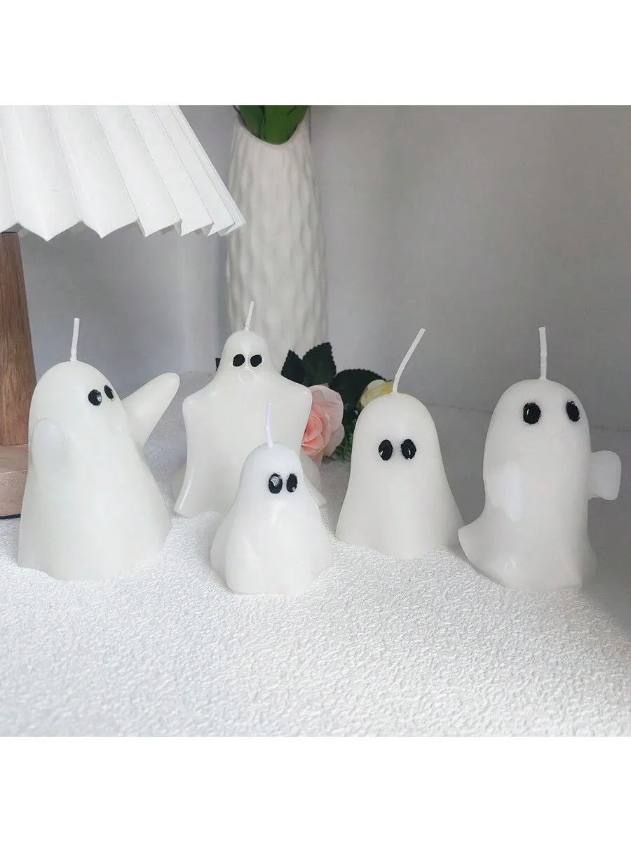 7 Styles Halloween Ghost Shaped Scented Candle