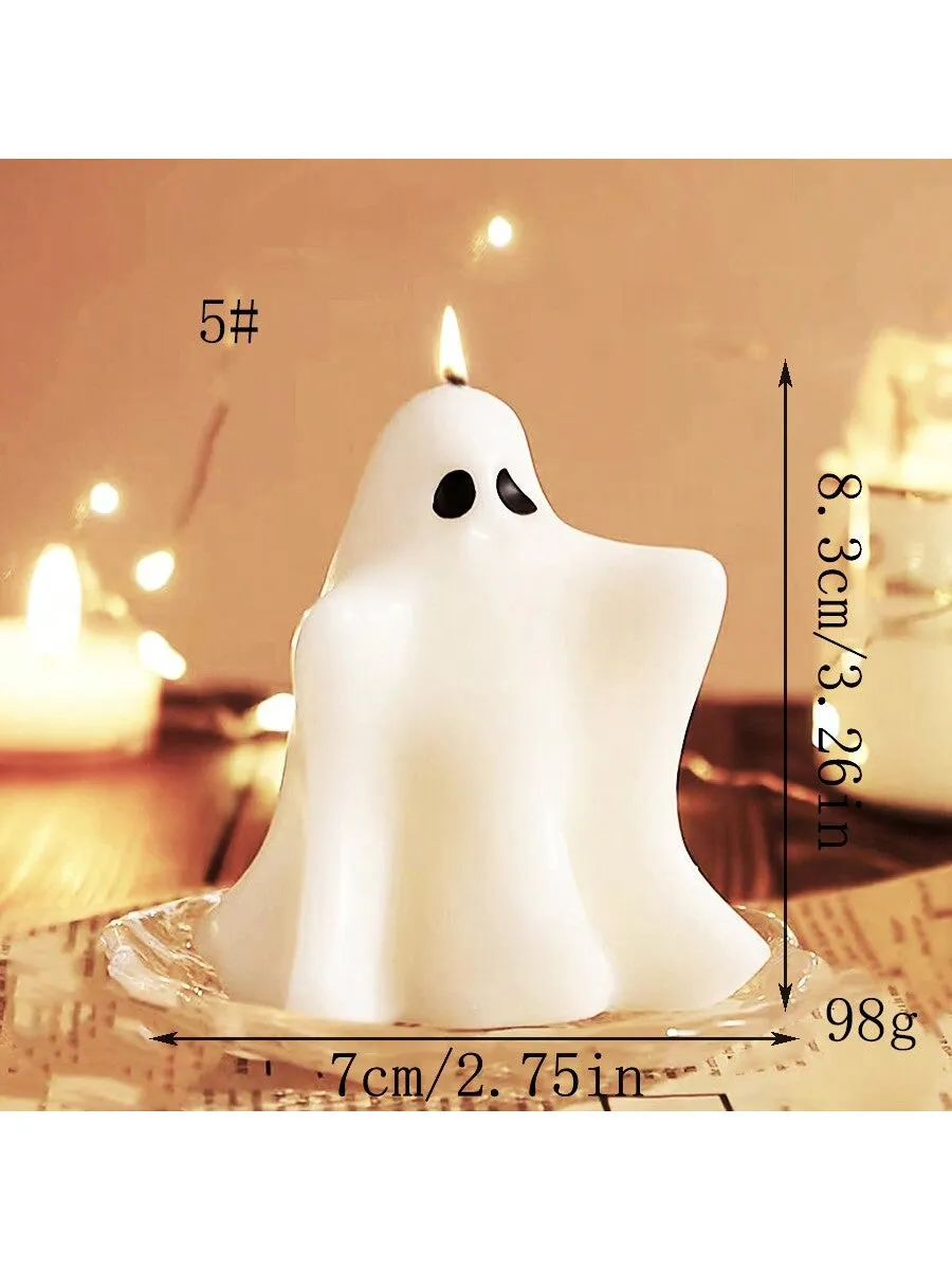 7 Styles Halloween Ghost Shaped Scented Candle