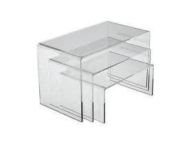 7234910 - MEDIUM RECTANGULAR ACRYLIC RISER SET OF 3