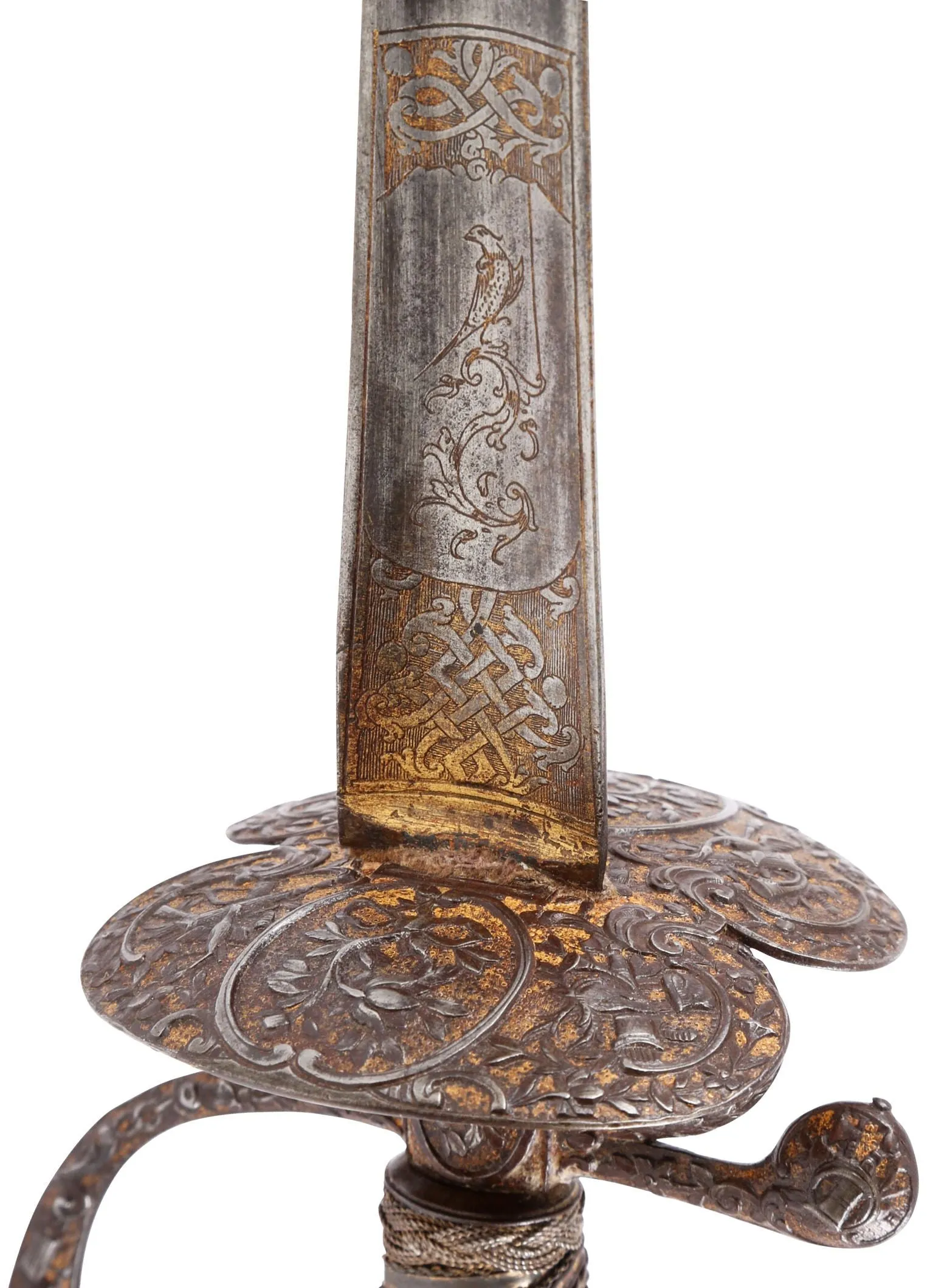 A FINE FRENCH STEEL HILTED SMALLSWORD C.1750