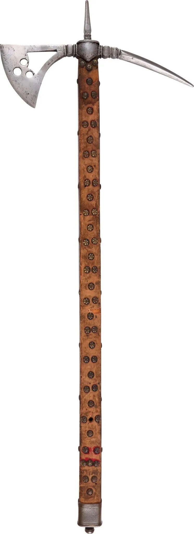 A RARE ITALIAN BATTLE AXE C.1575-1600