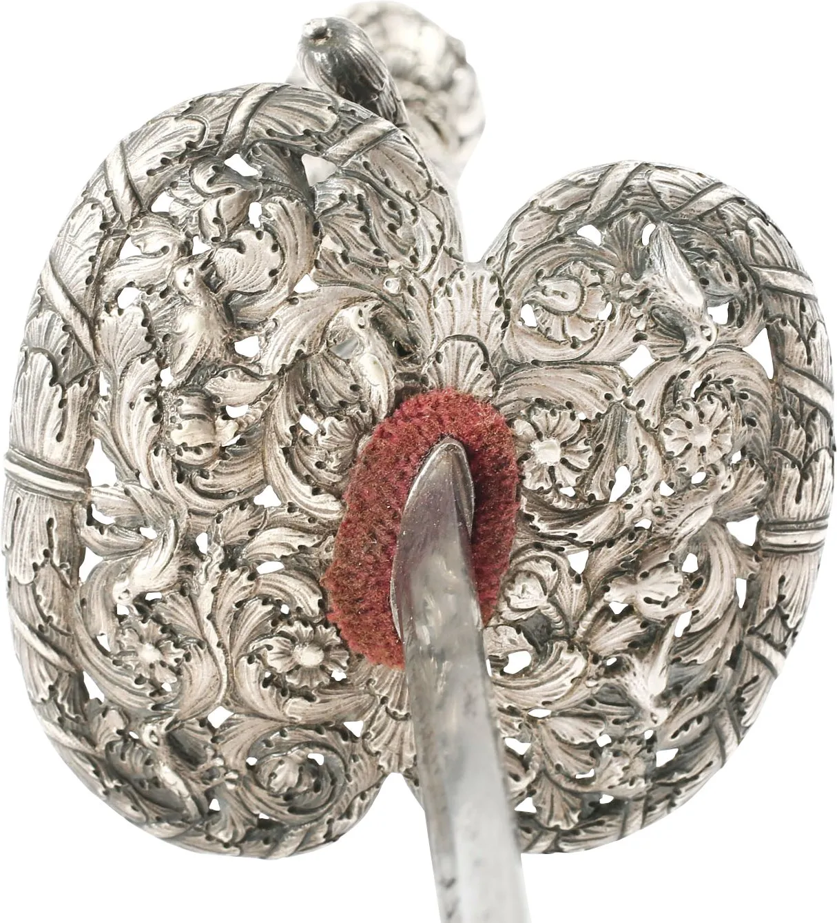 A RARE SILVER HILTED NORTH ITALIAN TRANSITIONAL RAPIER C.1655-60.