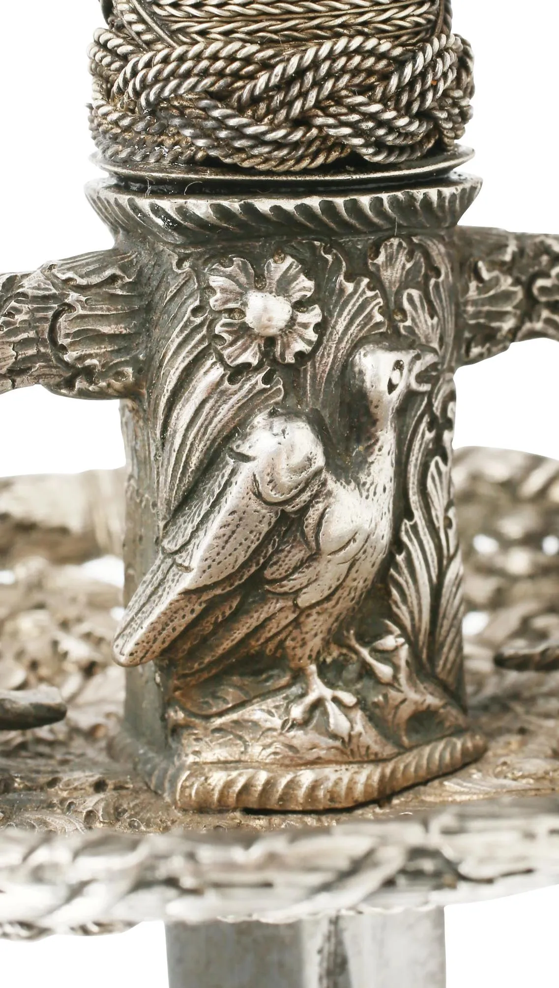A RARE SILVER HILTED NORTH ITALIAN TRANSITIONAL RAPIER C.1655-60.