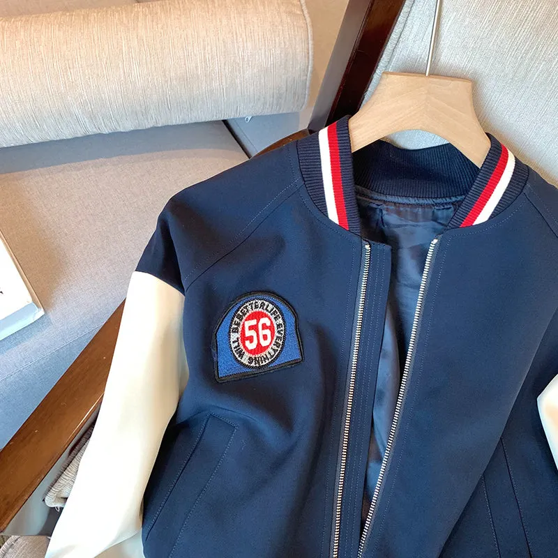 American Style Zipped Baseball Jersey