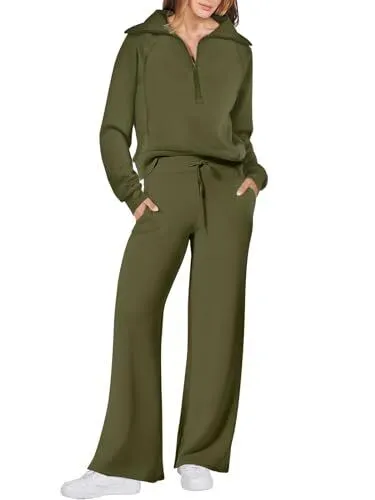 ANRABESS Women 2 Piece Outfits Sweatsuit Set