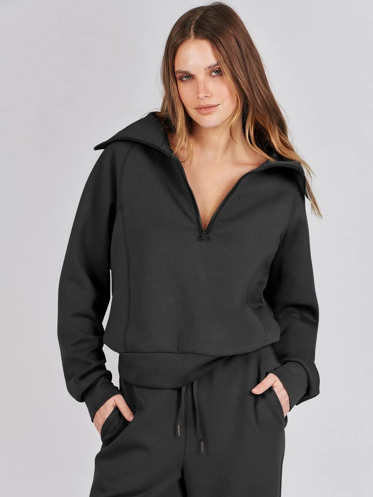ANRABESS Women 2 Piece Outfits Sweatsuit Set