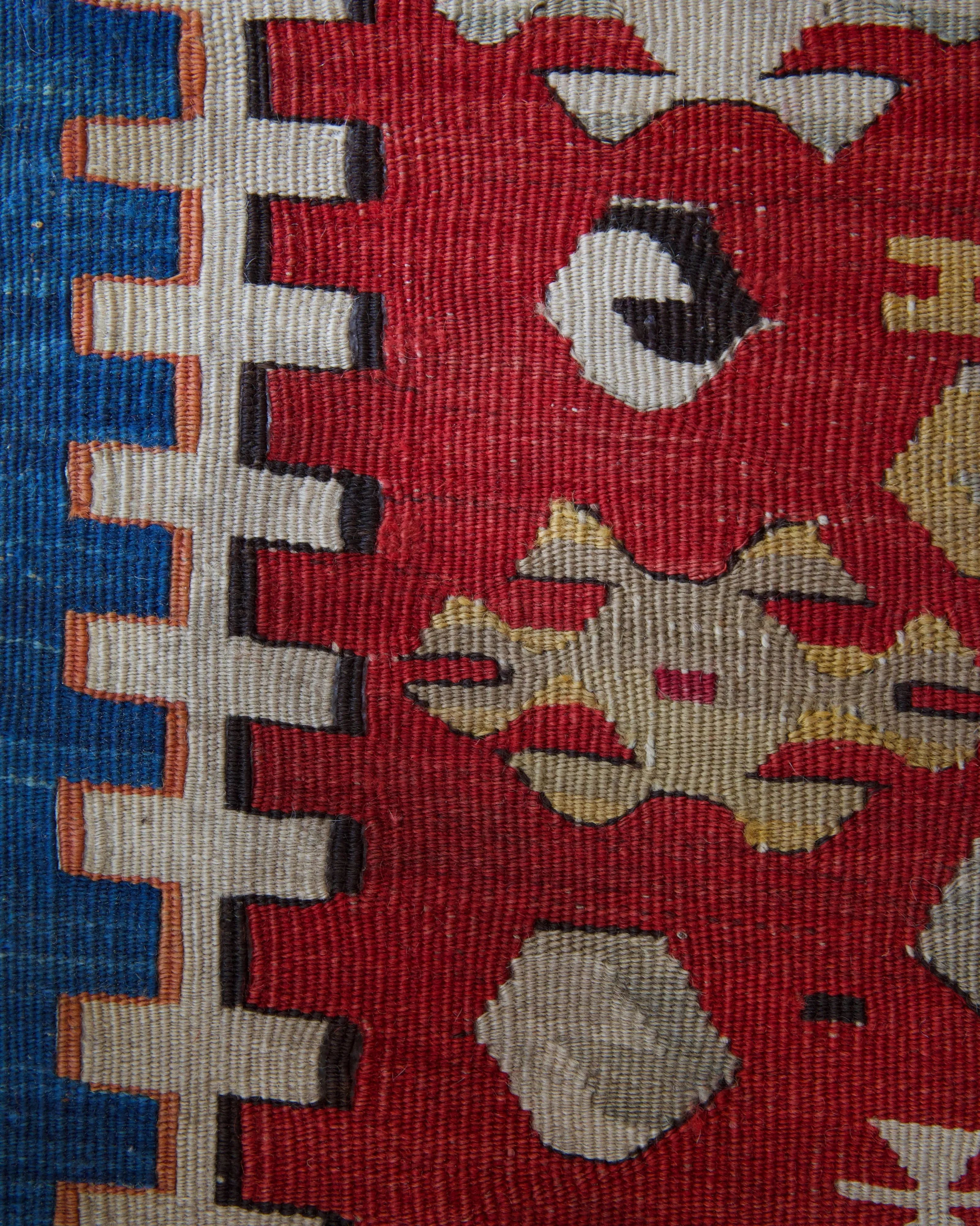 Antique Aydin Kilim Rug 4'9"x8'11"