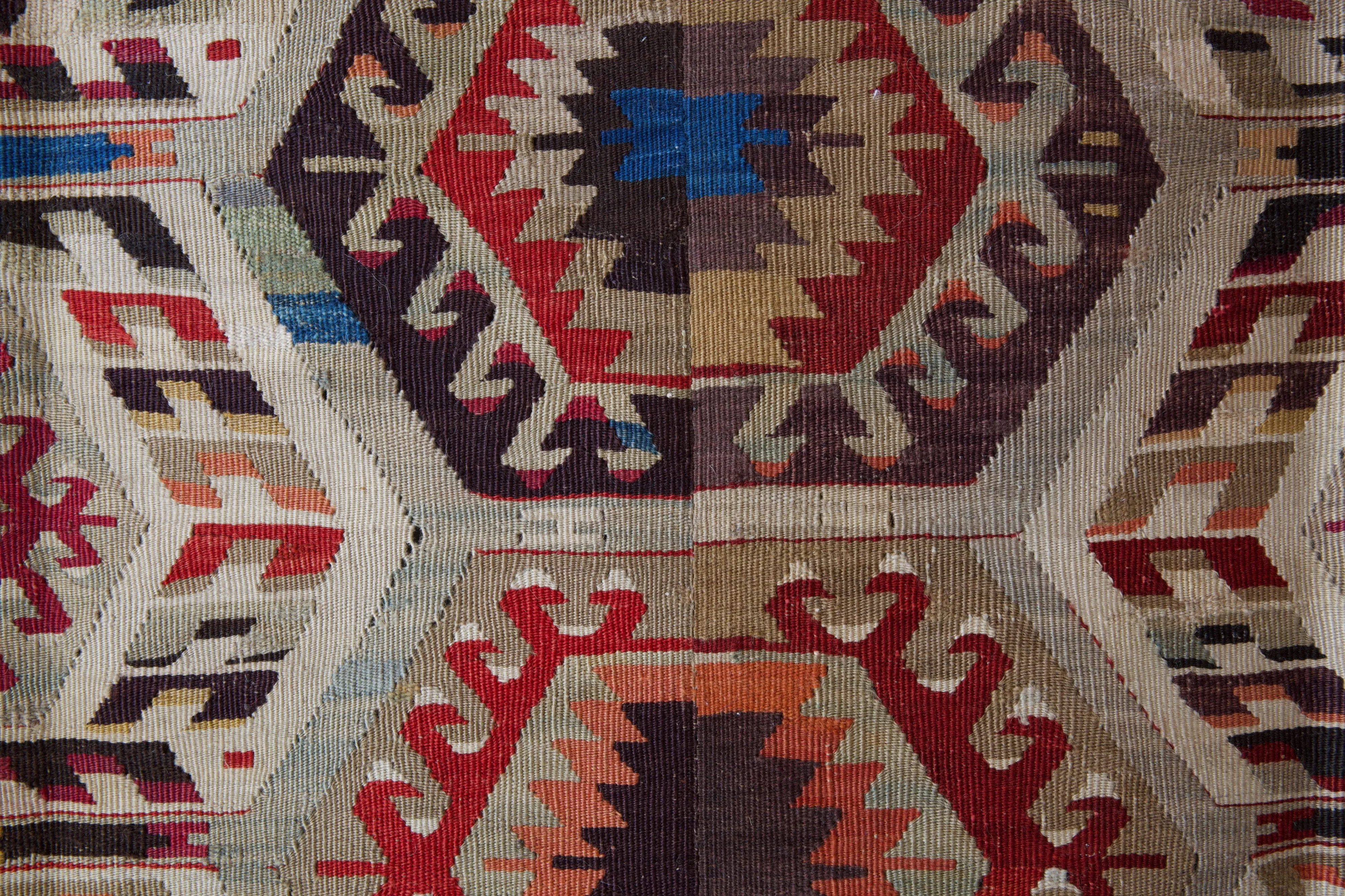 Antique Aydin Kilim Rug 4'9"x8'11"