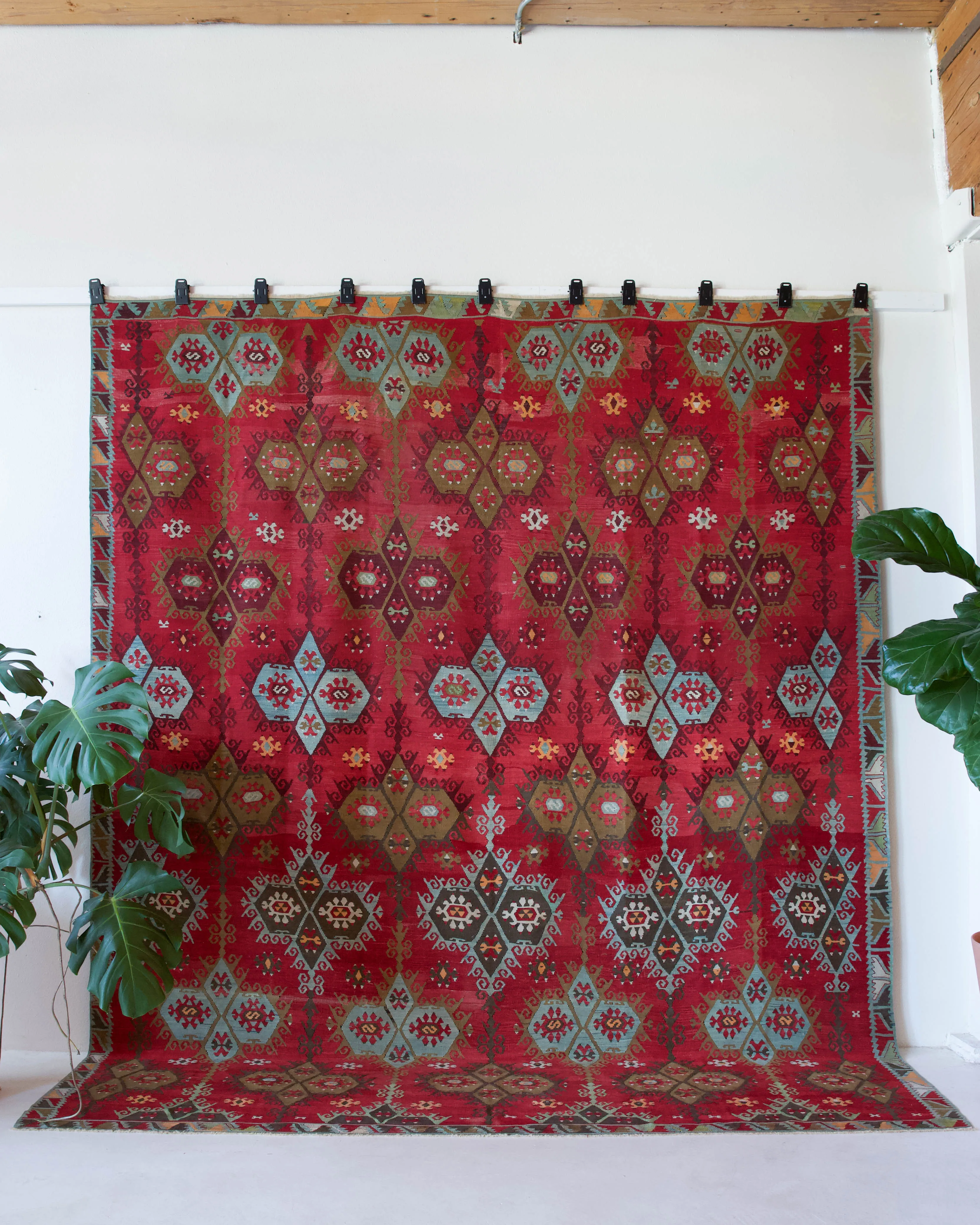 Antique Sivas Sarkisla Kilim Rug 9'4"x11'4"