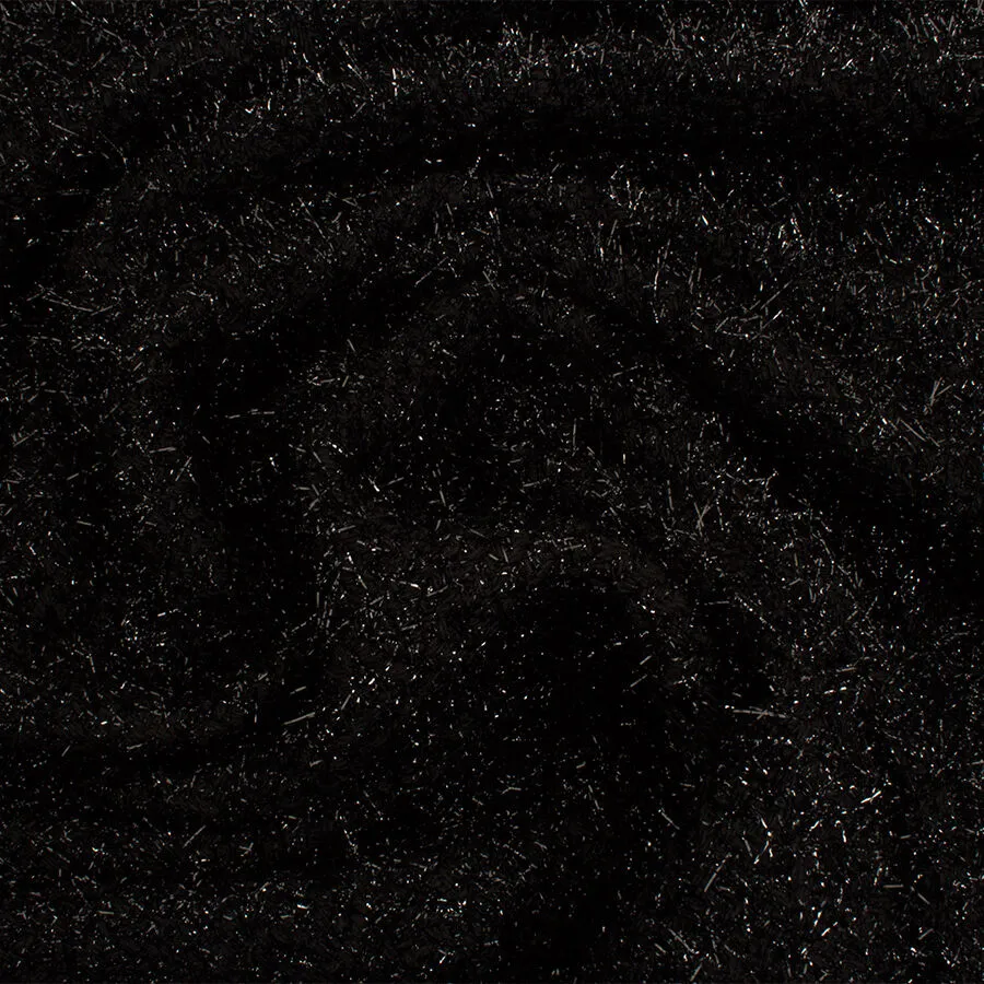 Black Metallic Bouclette