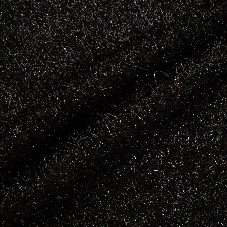 Black Metallic Bouclette