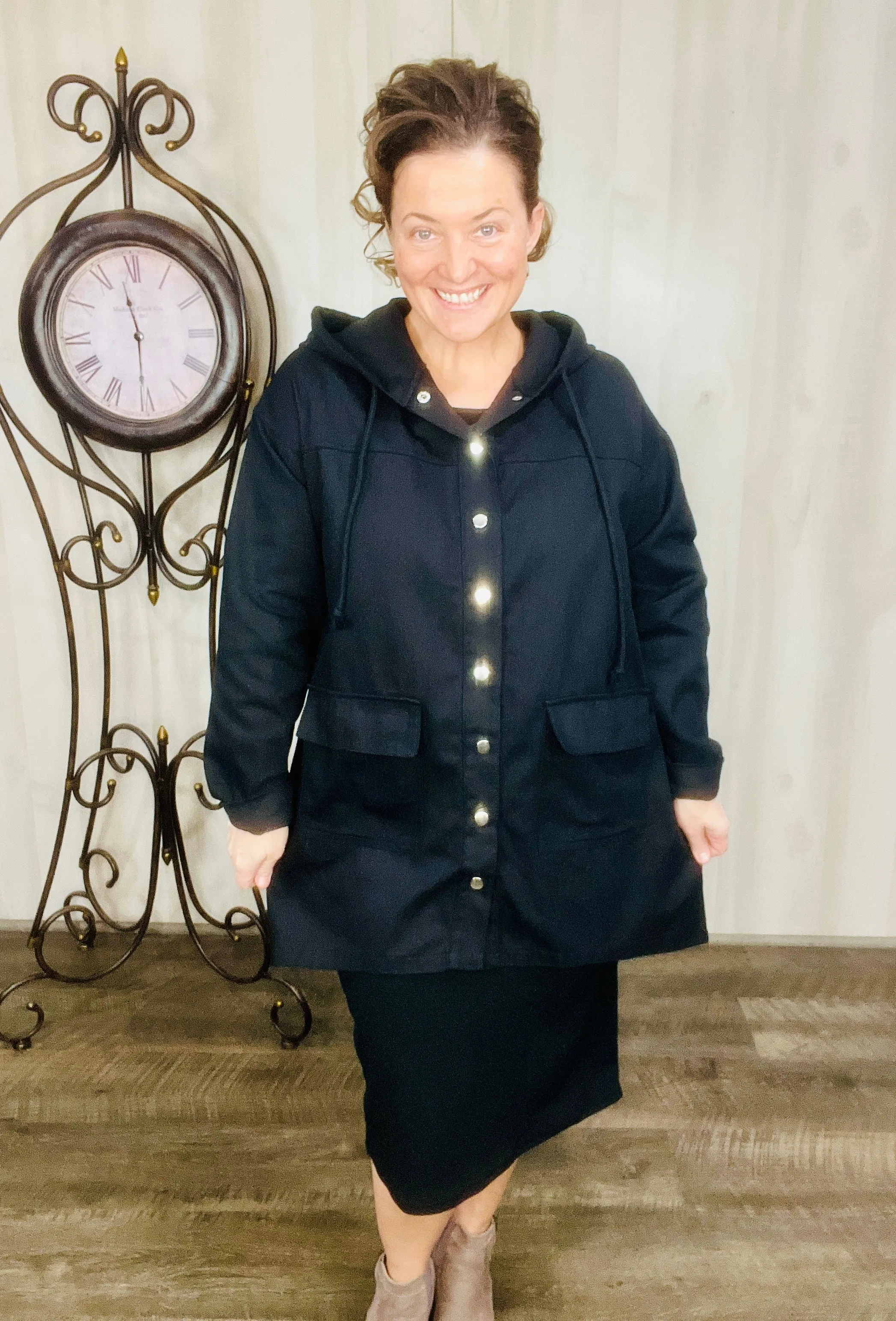 Black Outdoor Denim Jacket