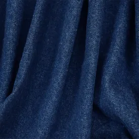 Blue Cotton 13 oz  Washed Denim Twill Woven Fabric