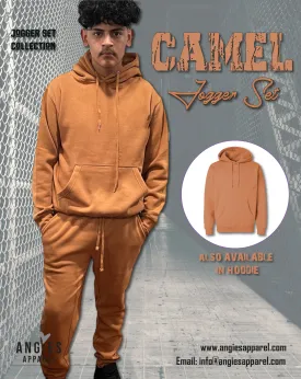 Camel Pull Over Sweat Suit