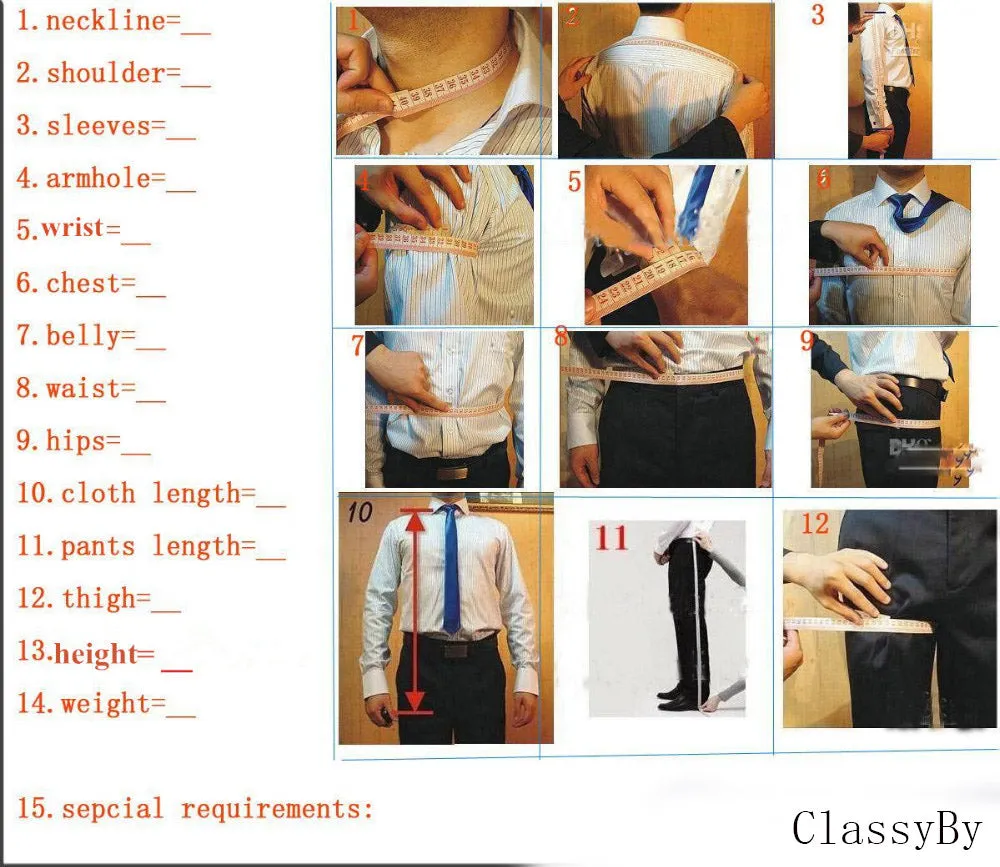 Chamapgne Peak Lapel Wedding Dress Suits for Men Groom Tuxedos 3 Pieces(Jakcet vest pants))