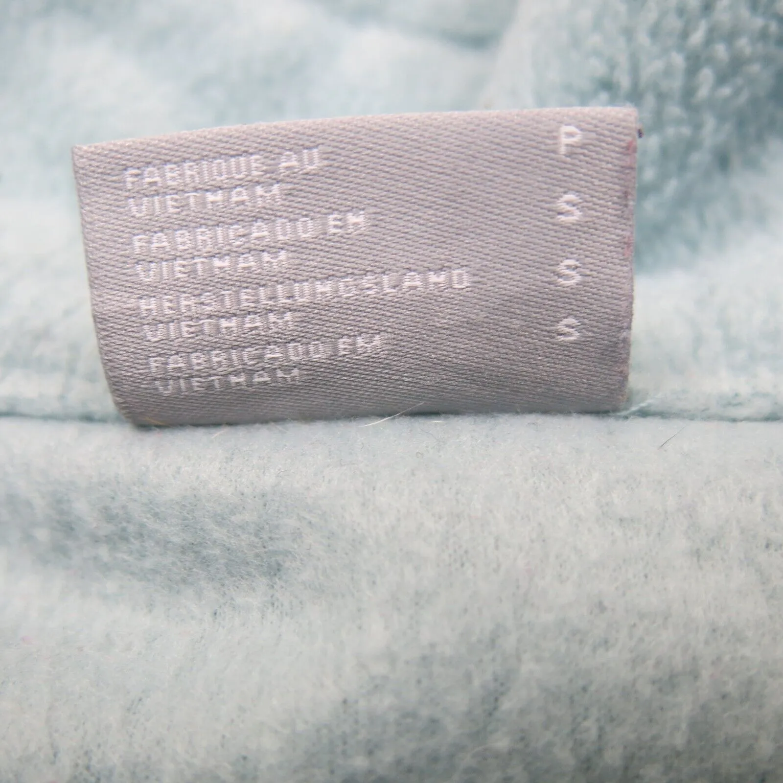 Columbia Women Full Zip Fleece Jackets Mock Neck Long Sleeves Sky Blue Size S