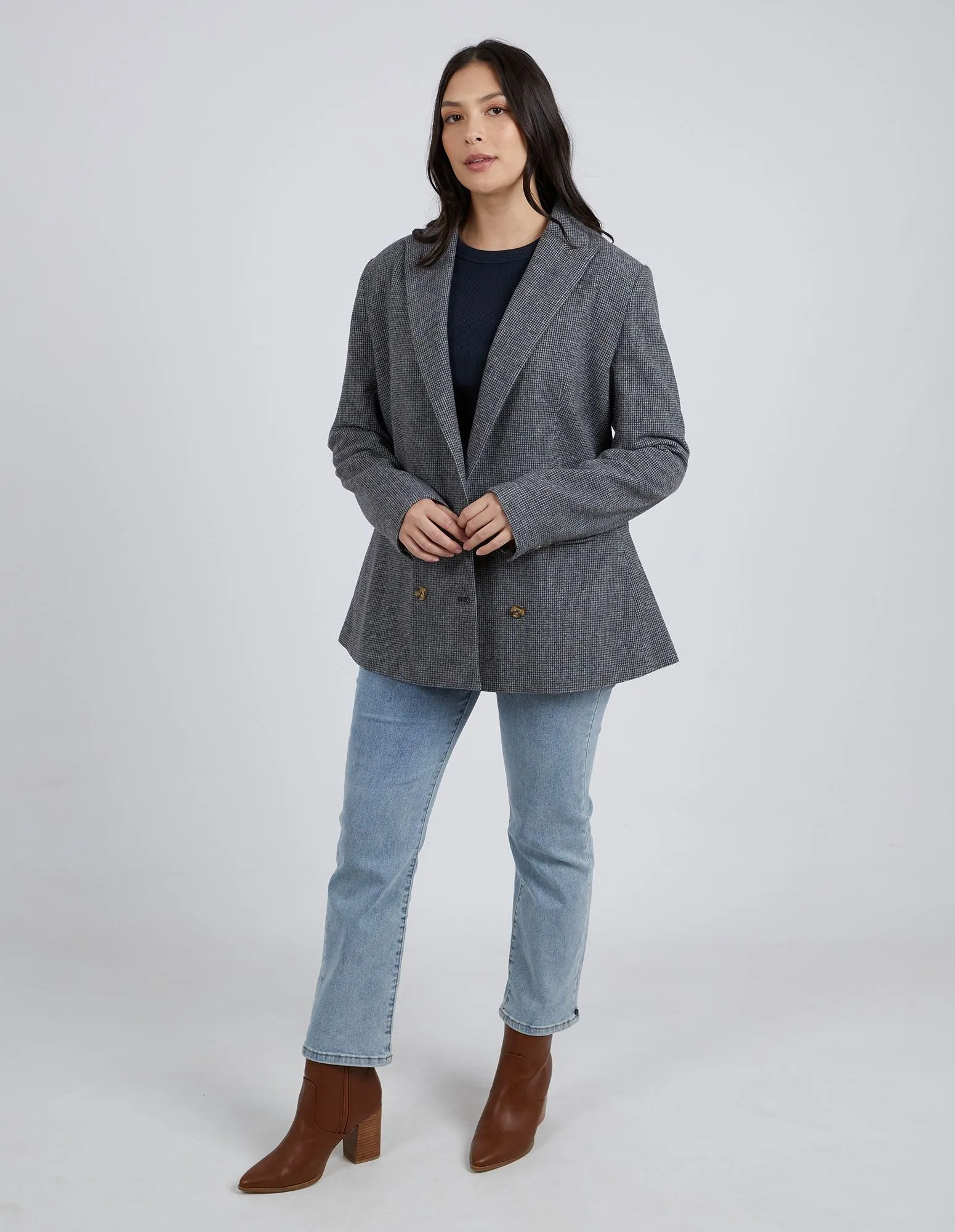 Diana Blazer - Charcoal