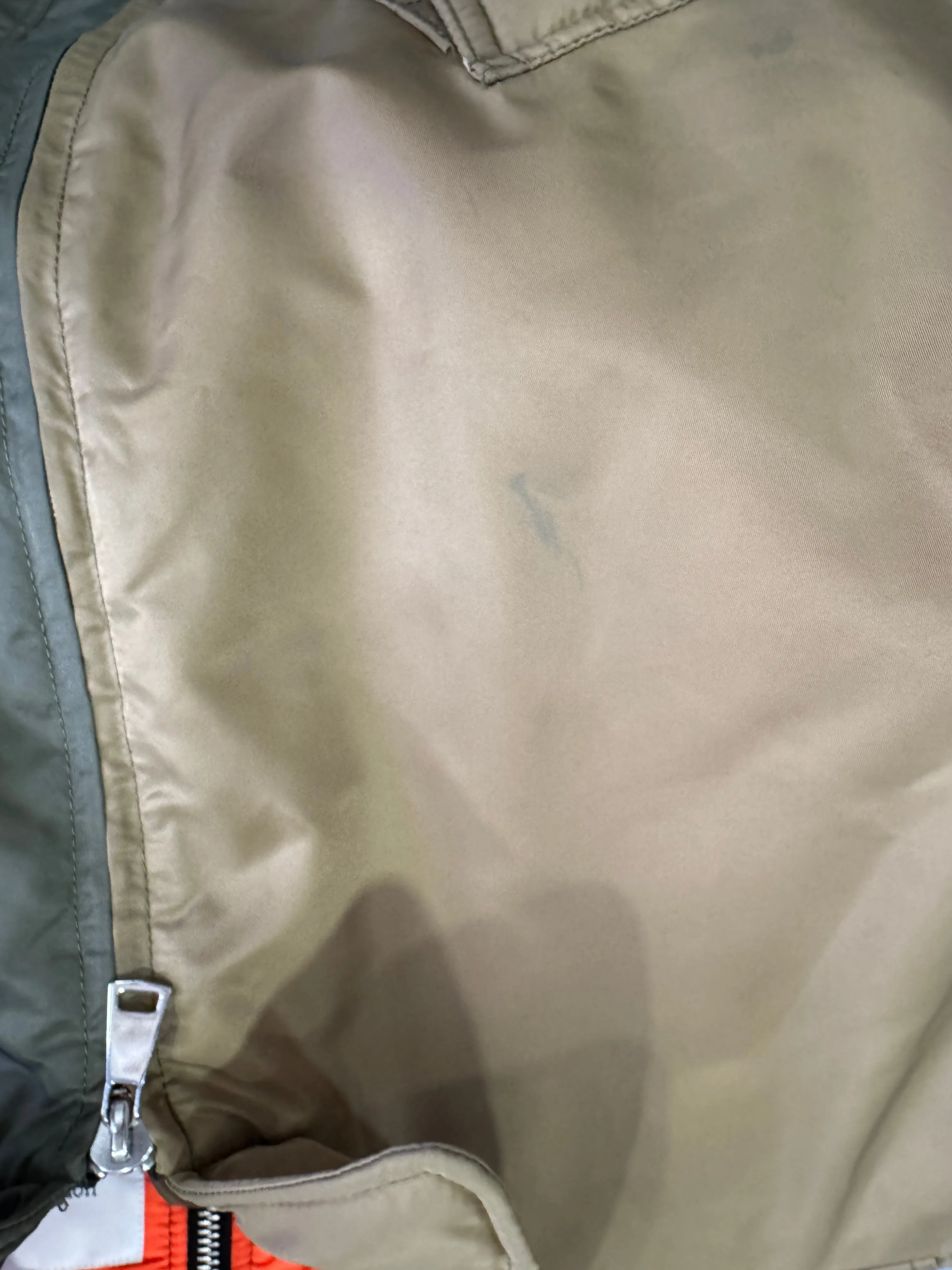 (Di)vision Green Split Bomber Jacket UK S