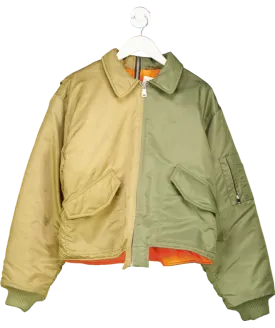 (Di)vision Green Split Bomber Jacket UK S