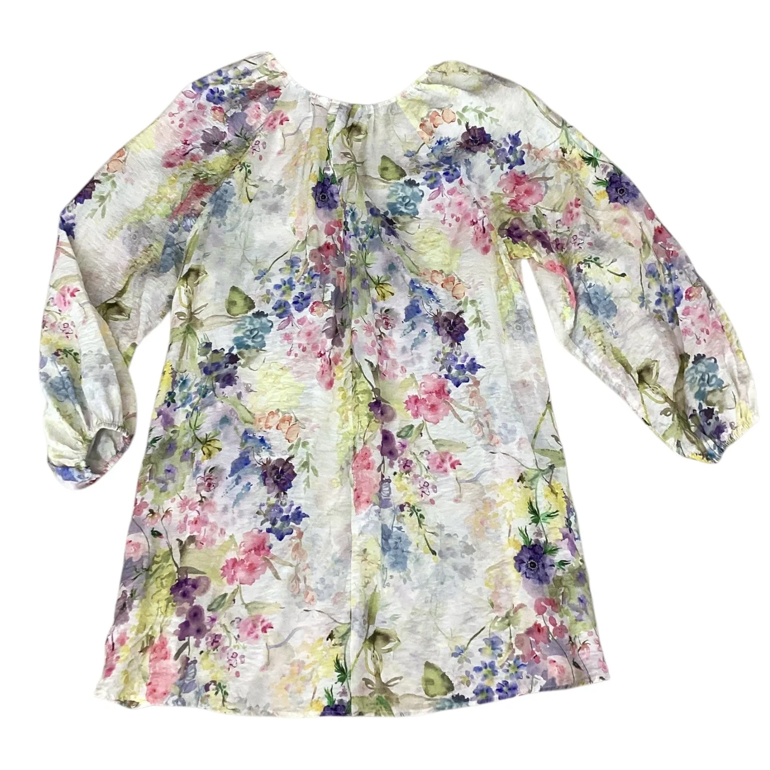 Dress Casual Short By H&m In Floral Print, Size: M