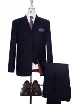 Essential Dark Navy Blue 3 Piece Suit