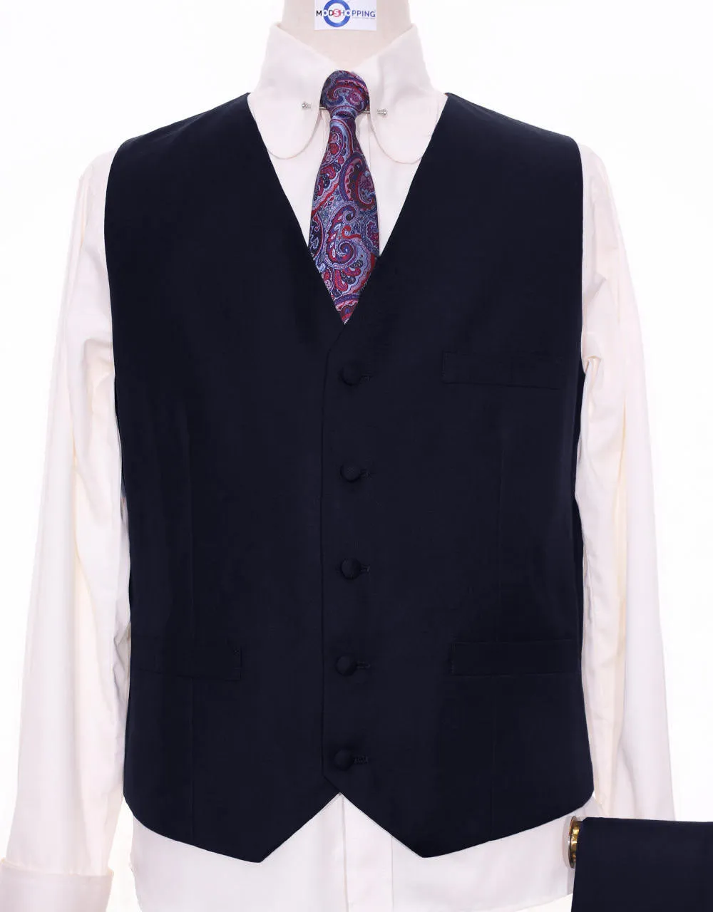 Essential Dark Navy Blue 3 Piece Suit