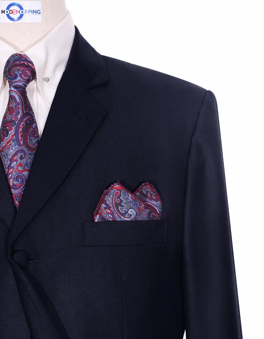 Essential Dark Navy Blue 3 Piece Suit