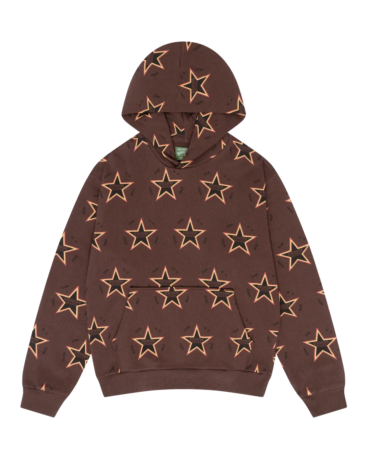 Every Tear Is A Star All Over Hoodie (Brown) - DT013045132