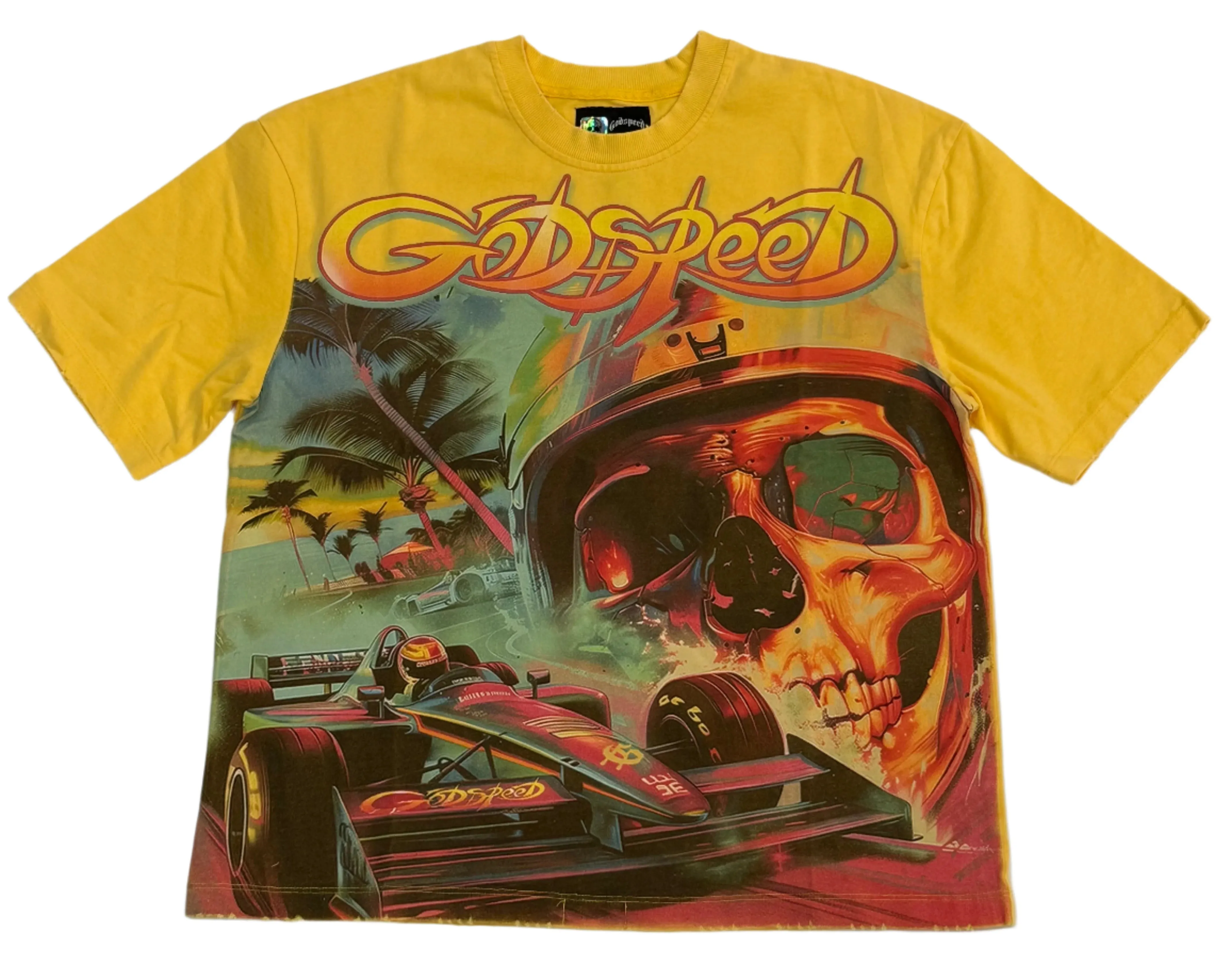 F1 Dreams T-Shirt (Yellow) - GSFDY