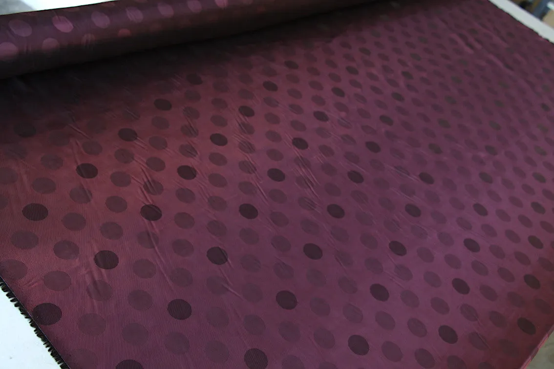 Globe Red - Fancy Lining (147cm wide)