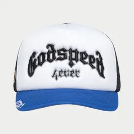 Gs Forever Foam Trucker Hat (Black/Royal) - GO002CAPBLKRYL