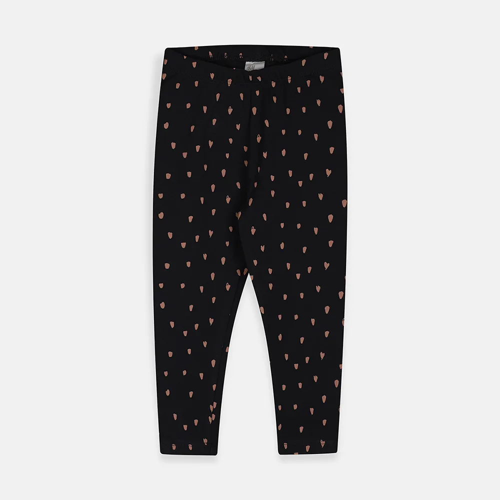 H&M Printed Morks Charcoal Legging 10500