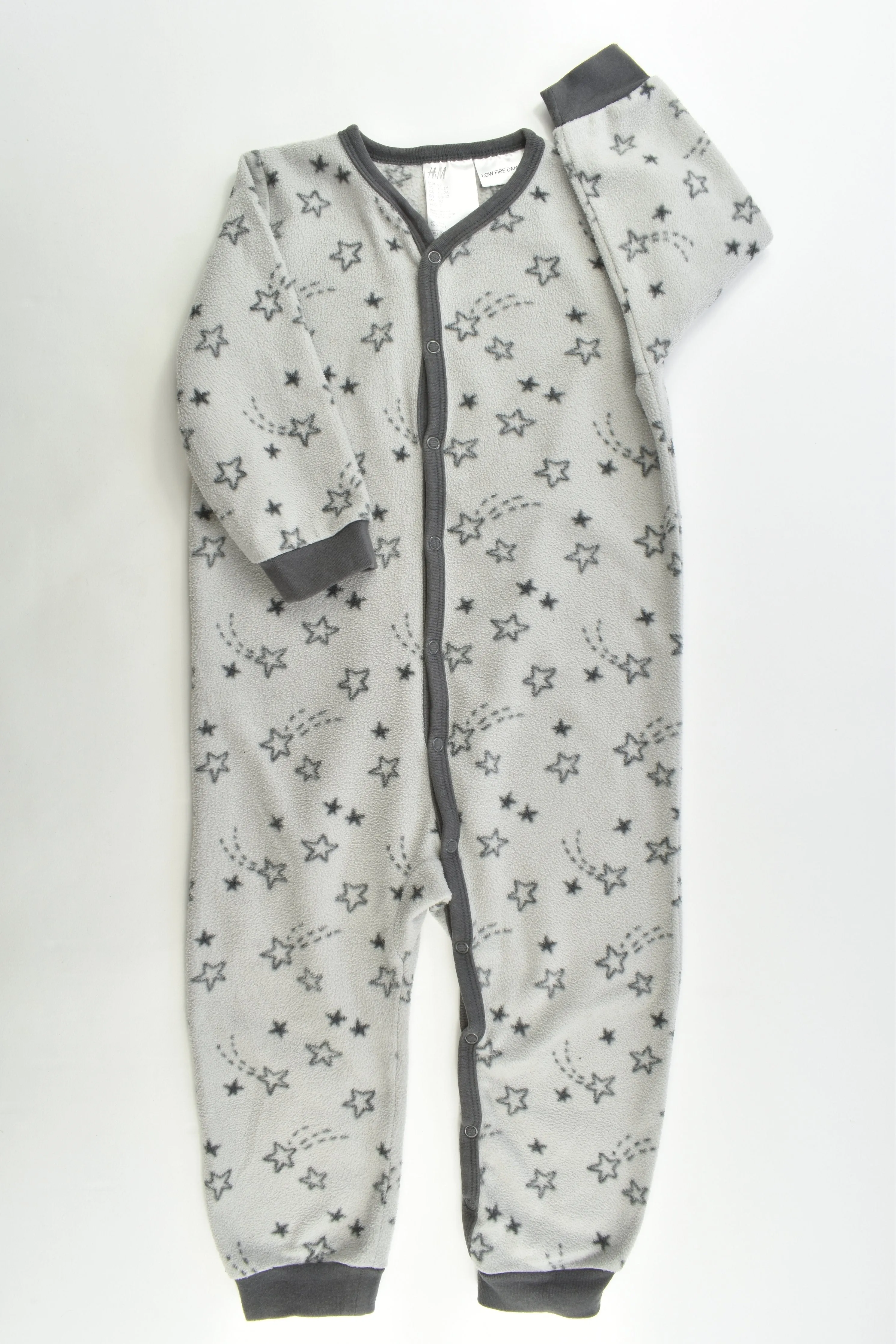 H&M Size 2 Stars Fleece Onesie