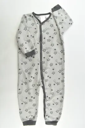 H&M Size 2 Stars Fleece Onesie