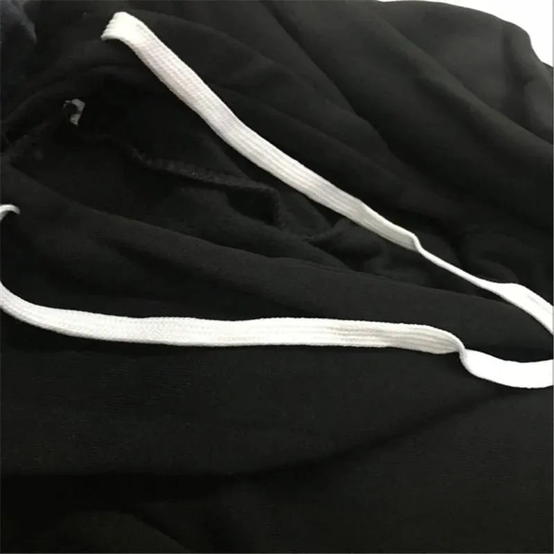 Hot women's 2-piece QUEEN print sports suit sportswear jogging suit women's hooded sportswear suit clothes hoodie sweatpants
