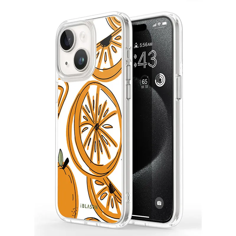 iPhone 13 Halo MagSafe Cute Phone Case - Oranges
