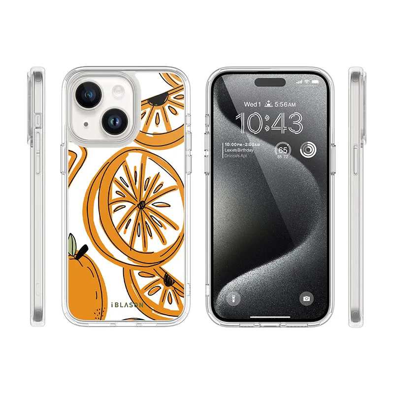 iPhone 13 Halo MagSafe Cute Phone Case - Oranges