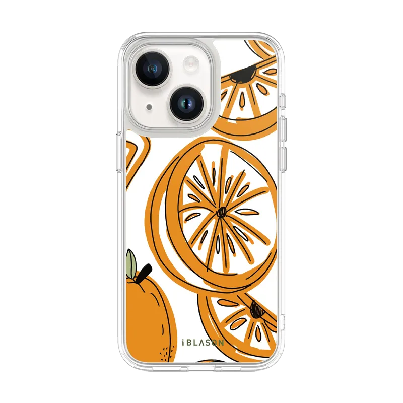 iPhone 13 Halo MagSafe Cute Phone Case - Oranges