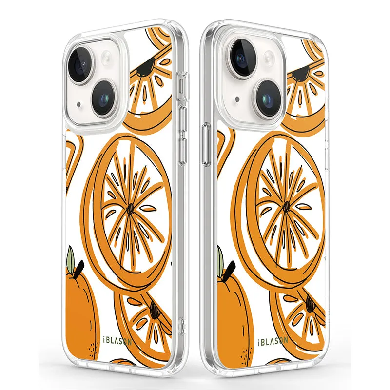 iPhone 13 Halo MagSafe Cute Phone Case - Oranges