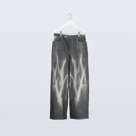Kiriko Bleach Denim / black