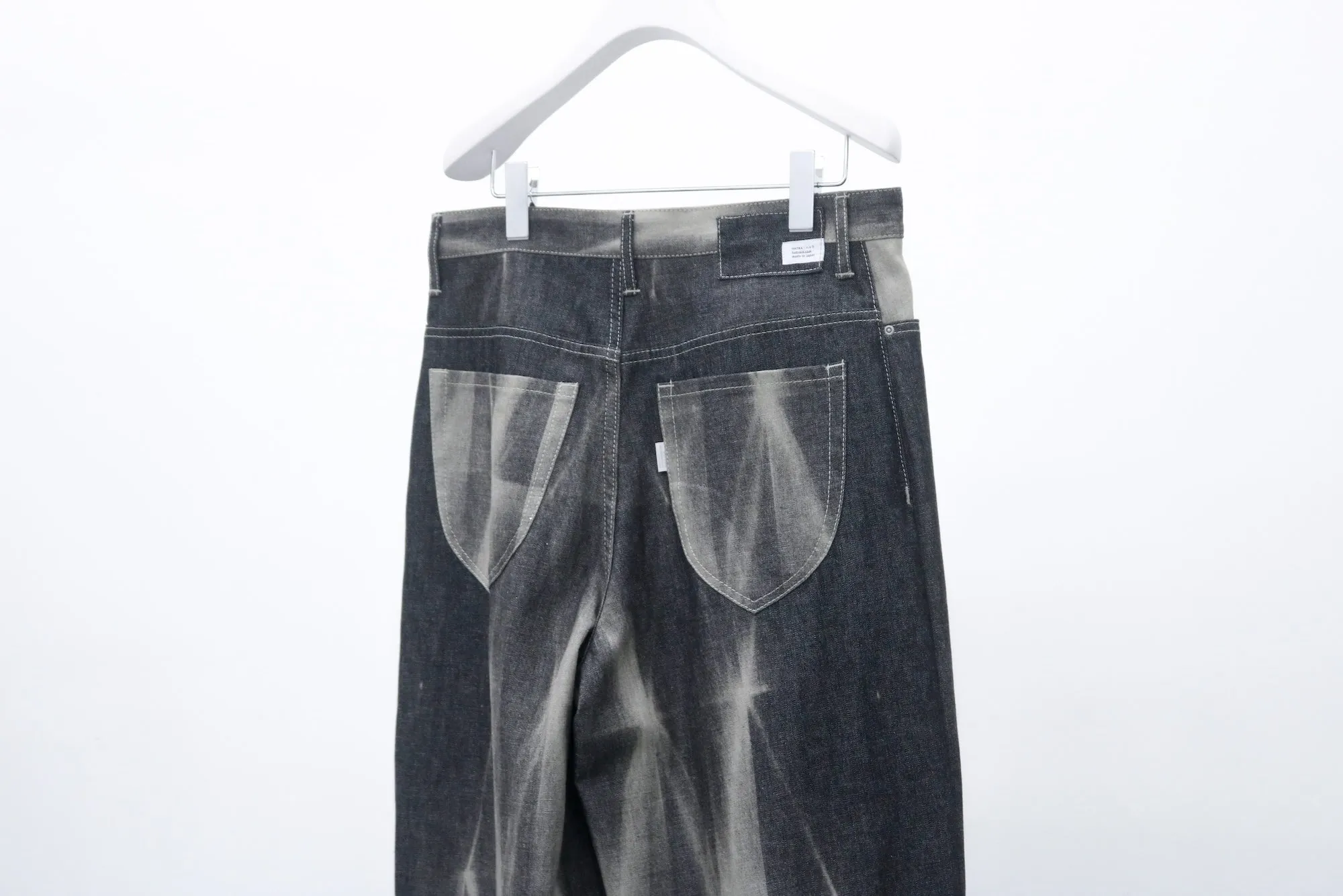 Kiriko Bleach Denim / black