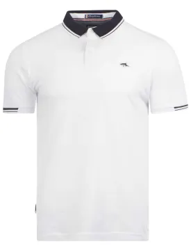 Le Shark Aubert White Polo Shirt
