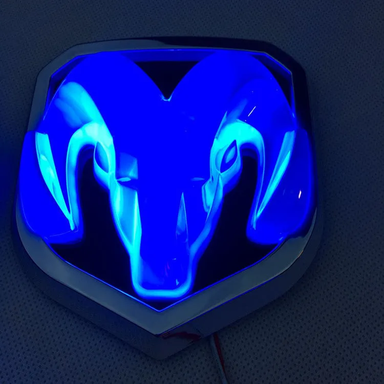 LED Emblem for RAM 1500 2500 3500 2013-2018 |  Front Rear | 1Pc