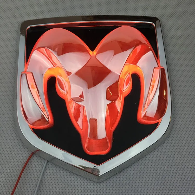 LED Emblem for RAM 1500 2500 3500 2013-2018 |  Front Rear | 1Pc
