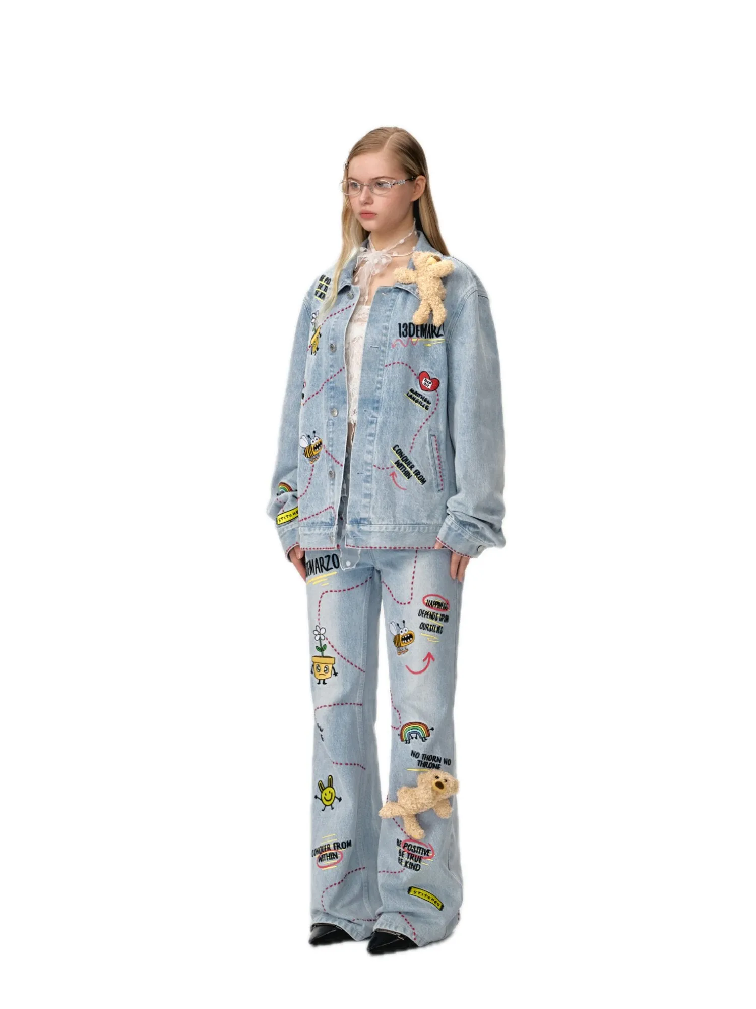 Matthew Langille Bear Travel Flare Jeans