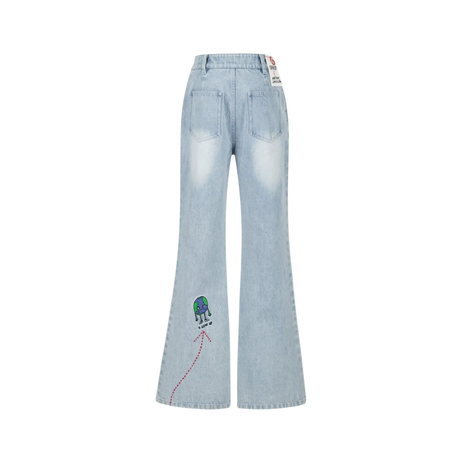 Matthew Langille Bear Travel Flare Jeans