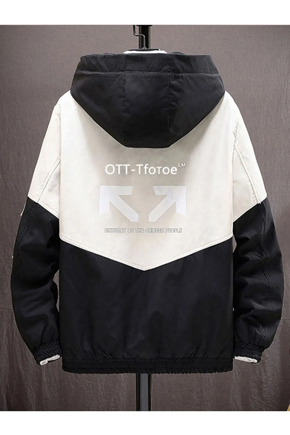 Men Fluffy Hooded Neck Fabulous Solid Colored Drawstring Thick Elasticated Cuffs Pocket Styled Padded Jacket - MJC15169