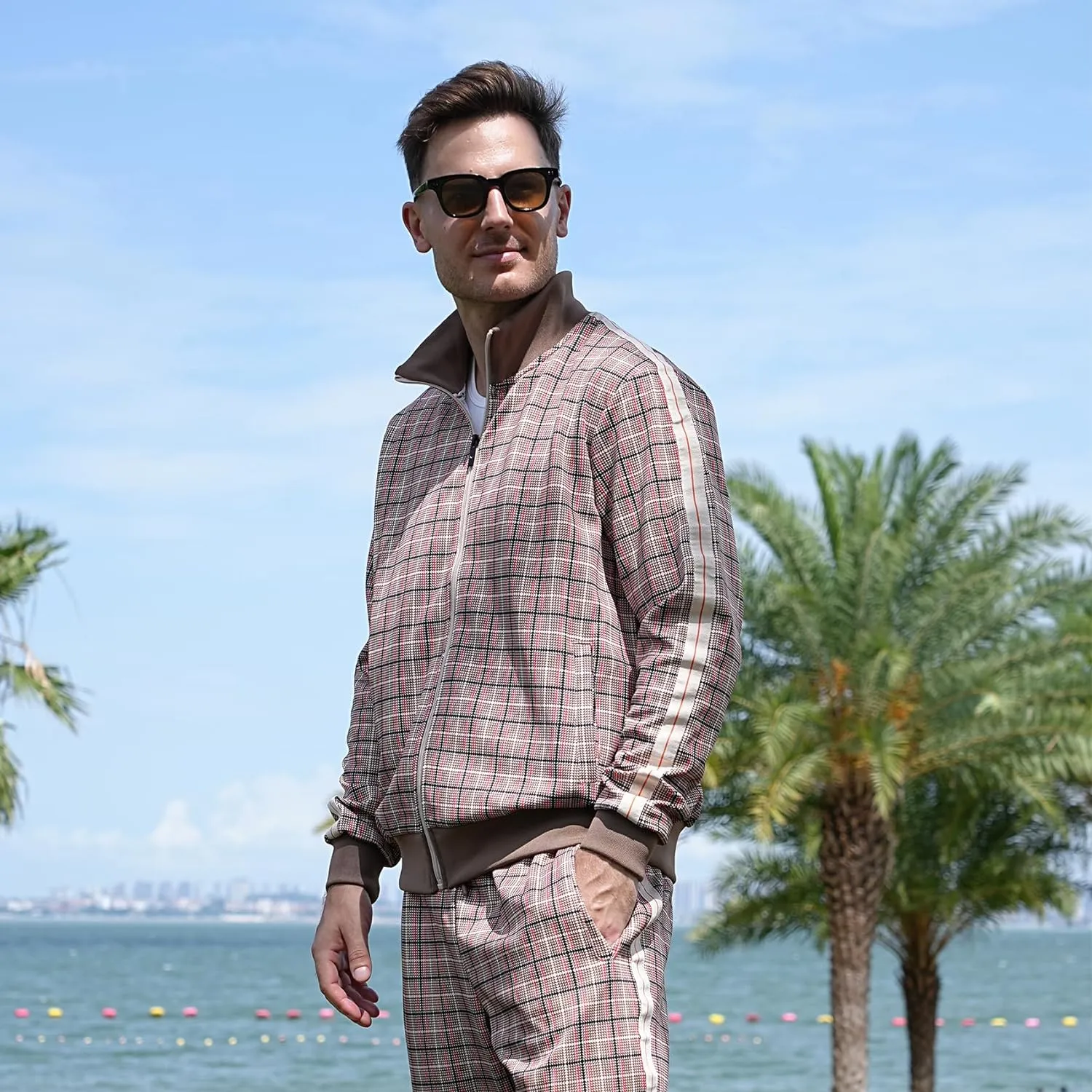 Men's Casual Tracksuits 2 Piece Outfit